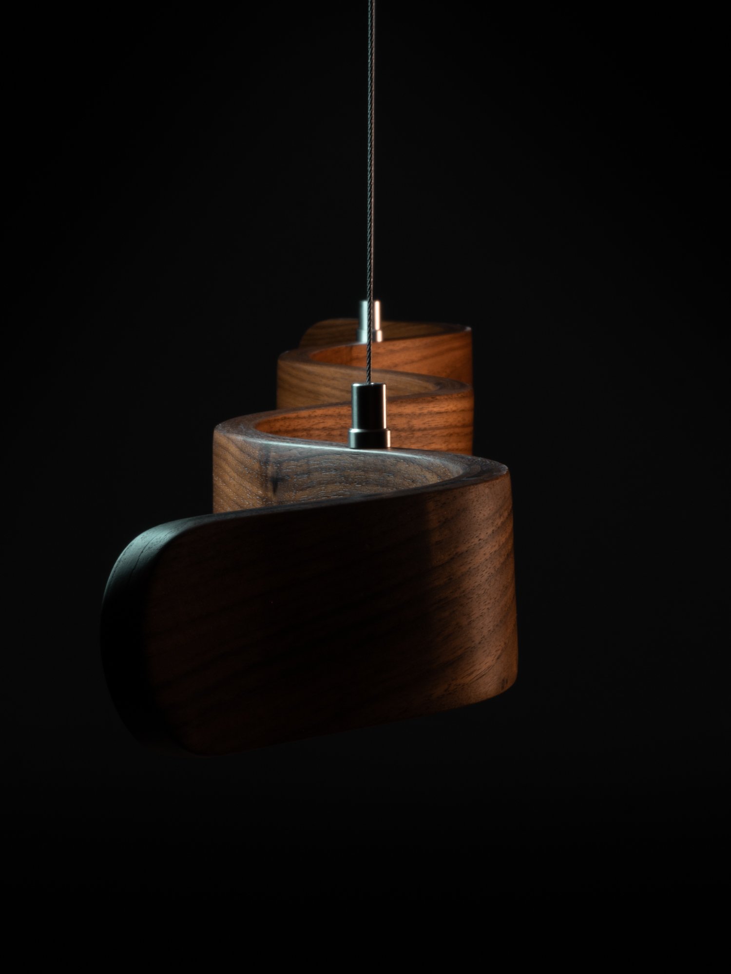 walnut lamp